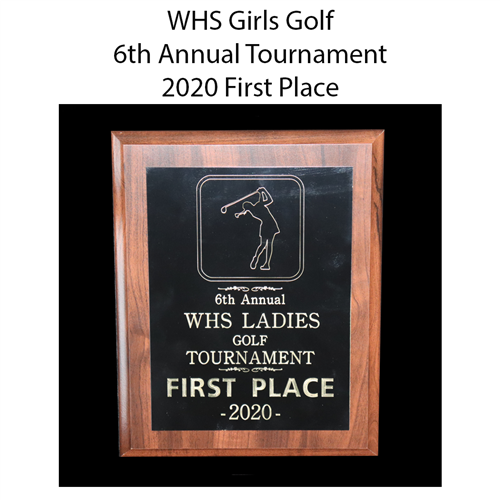 WHS Girls Golf 6th Annual Tournament 2020 First Place 